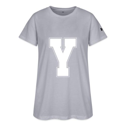 White Letter Y – Varsity Alphabet Monogram - Under Armour Women's Athletic 2.0 T-Shirt