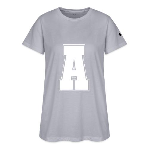 White Letter A – Varsity Alphabet Monogram - Under Armour Women's Athletic 2.0 T-Shirt