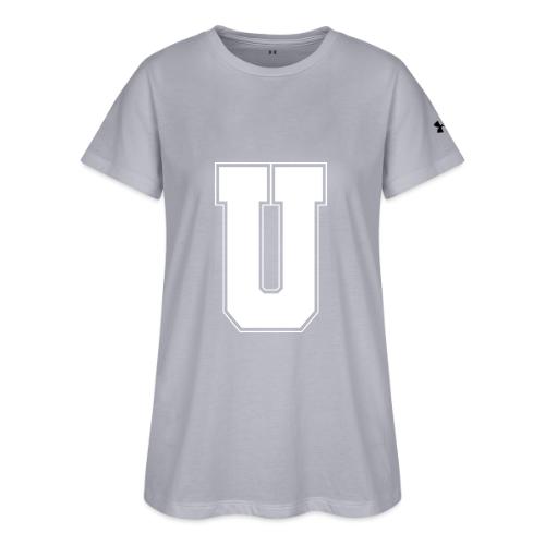 White Letter U – Varsity Alphabet Monogram - Under Armour Women's Athletic 2.0 T-Shirt