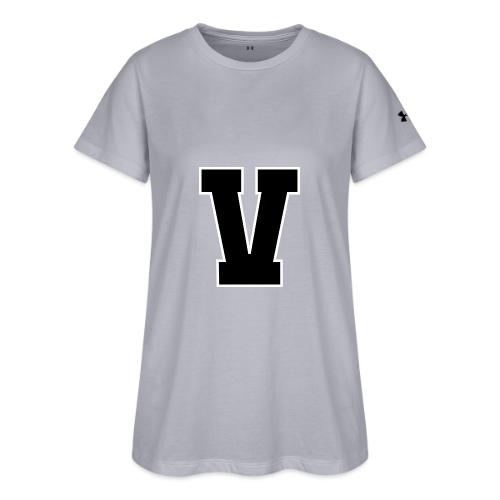 Varsity Letter V Athletic Alphabet Graphic - Under Armour Women's Athletic 2.0 T-Shirt