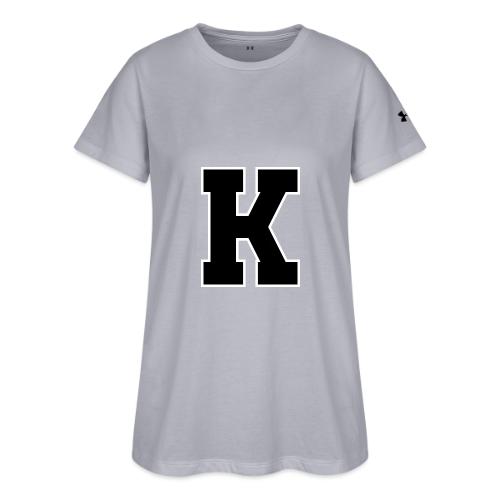 Varsity Letter K Collegiate Font Design - Under Armour Women's Athletic 2.0 T-Shirt