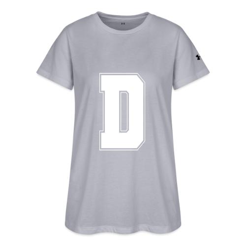 White Letter D – Varsity Alphabet Monogram - Under Armour Women's Athletic 2.0 T-Shirt
