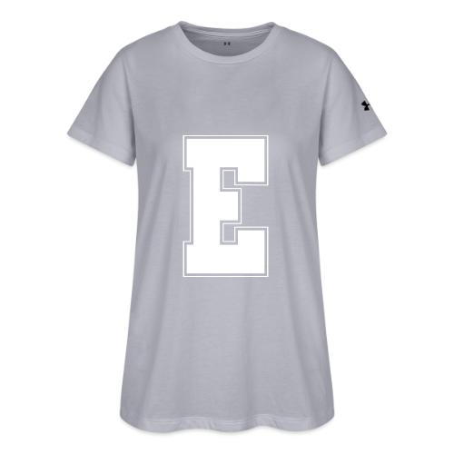 White Letter E – Varsity Alphabet Monogram - Under Armour Women's Athletic 2.0 T-Shirt