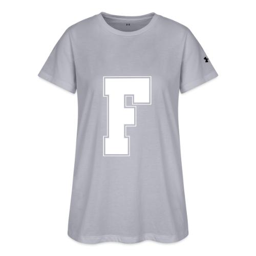White Letter F – Varsity Alphabet Monogram - Under Armour Women's Athletic 2.0 T-Shirt