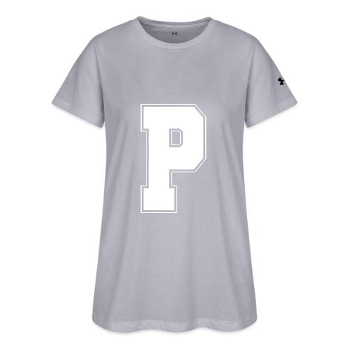 White Letter P – Varsity Alphabet Monogram - Under Armour Women's Athletic 2.0 T-Shirt