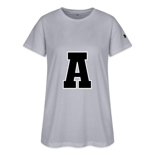Varsity Letter A Athletic Monogram Design - Under Armour Women's Athletic 2.0 T-Shirt