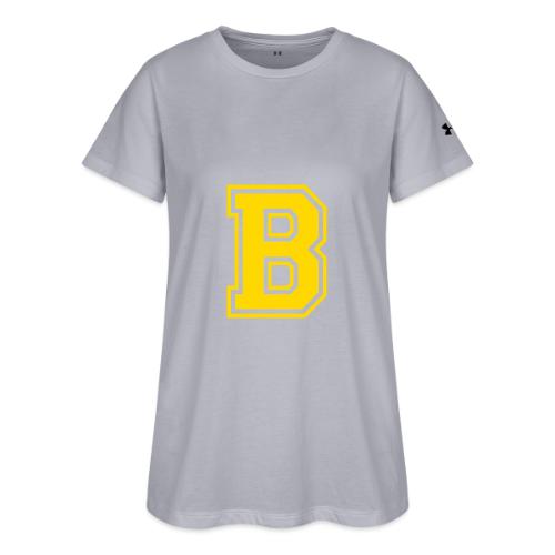 Letter B – Capital Athletic Alphabet Monogram - Under Armour Women's Athletic 2.0 T-Shirt