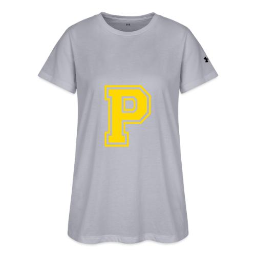 Letter P – Capital Athletic Alphabet Monogram - Under Armour Women's Athletic 2.0 T-Shirt