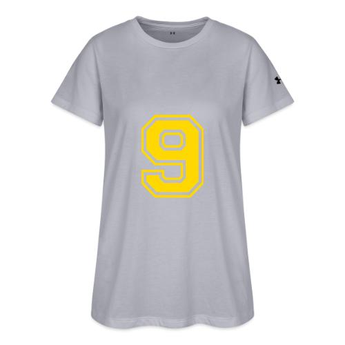 Number 9 in a classic athletic collegiate font - Under Armour Women's Athletic 2.0 T-Shirt