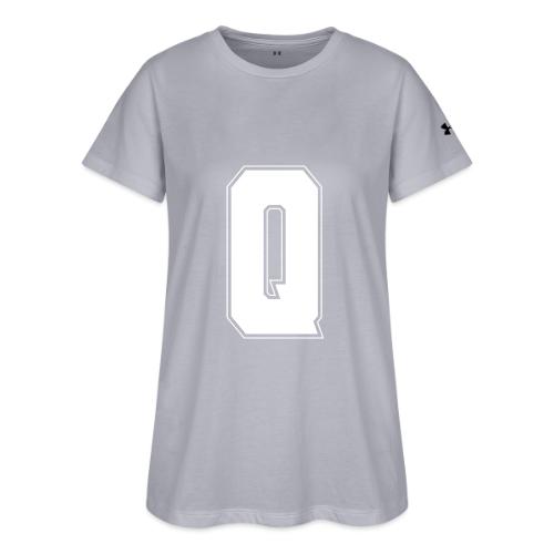 White Letter Q – Varsity Alphabet Monogram - Under Armour Women's Athletic 2.0 T-Shirt