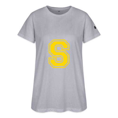 Letter S – Capital Athletic Alphabet Monogram - Under Armour Women's Athletic 2.0 T-Shirt