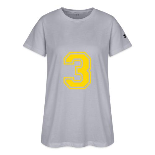 Number 3 in a classic athletic collegiate font - Under Armour Women's Athletic 2.0 T-Shirt