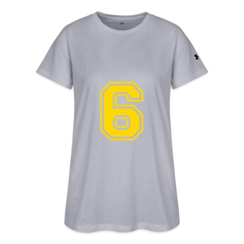 Number 6 in a classic athletic collegiate font - Under Armour Women's Athletic 2.0 T-Shirt