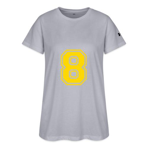 Number 8 in a classic athletic collegiate font - Under Armour Women's Athletic 2.0 T-Shirt