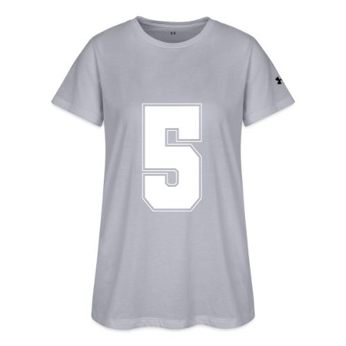 White Number 5 – Varsity Font - Under Armour Women's Athletic 2.0 T-Shirt