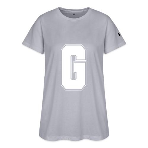 White Letter G – Varsity Alphabet Monogram - Under Armour Women's Athletic 2.0 T-Shirt