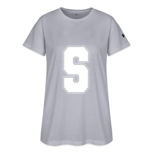 White Letter S – Varsity Alphabet Monogram - Under Armour Women's Athletic 2.0 T-Shirt
