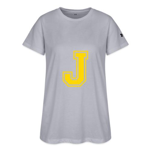 Letter J – Capital Athletic Alphabet Monogram - Under Armour Women's Athletic 2.0 T-Shirt