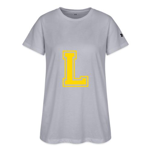 Letter L – Capital Athletic Alphabet Monogram - Under Armour Women's Athletic 2.0 T-Shirt