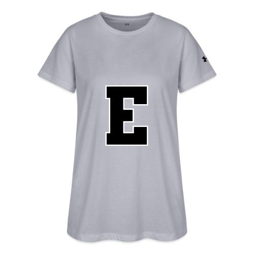 Varsity Letter E Collegiate Font Graphic - Under Armour Women's Athletic 2.0 T-Shirt