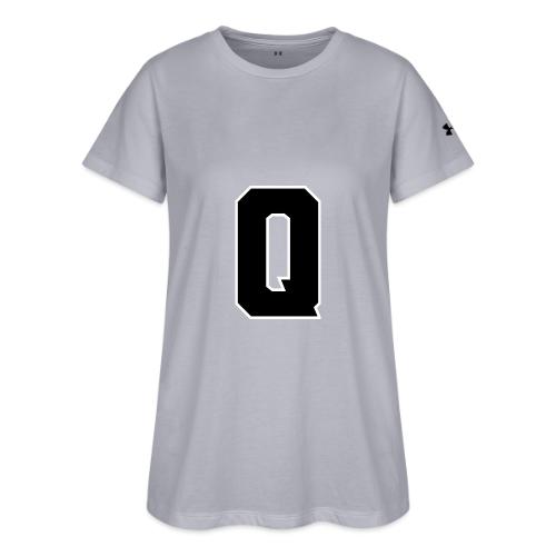 Varsity Letter Q Collegiate Font Graphic - Under Armour Women's Athletic 2.0 T-Shirt