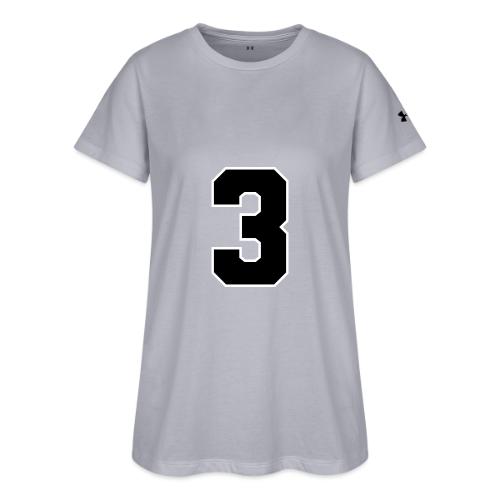 Varsity Number 3 Athletic Font - Under Armour Women's Athletic 2.0 T-Shirt
