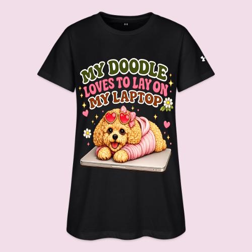 My Laptop Belongs to My Doodle - Under Armour Women's Athletic 2.0 T-Shirt