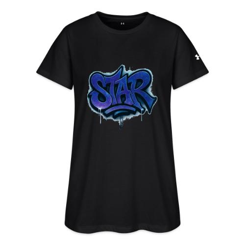 Cosmic STAR Graffiti Tag Tee - Under Armour Women's Athletic 2.0 T-Shirt