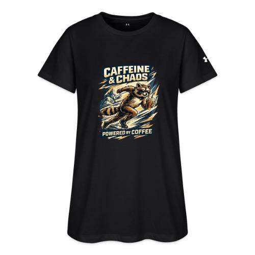 Funny Caffeine Chaos Raccoon Coffee Lover Morning - Under Armour Women's Athletic 2.0 T-Shirt