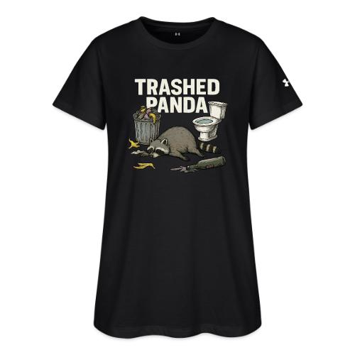 Trashed Panda – Funny Drunk Raccoon Cartoon - Under Armour Women's Athletic 2.0 T-Shirt