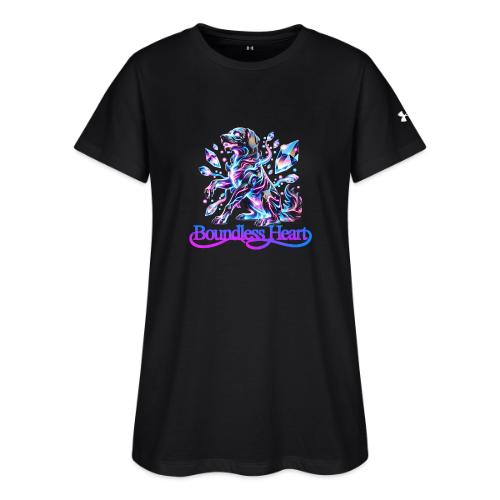 Boundless Heart Neon Galaxy Dog Shirt - Under Armour Women's Athletic 2.0 T-Shirt