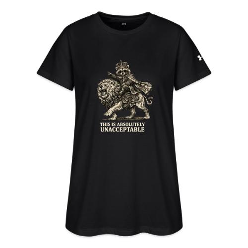 Funny Raccoon King Riding Lion Vintage Meme Art - Under Armour Women's Athletic 2.0 T-Shirt