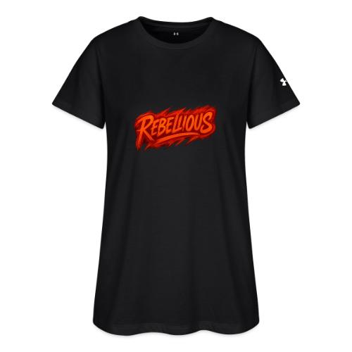 Rebellious Graffiti Neon Orange Streetwear T-Shirt - Under Armour Women's Athletic 2.0 T-Shirt