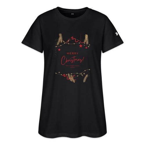 Merry Christmas Typography Design - Under Armour Women's Athletic 2.0 T-Shirt
