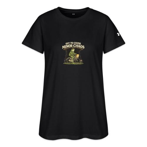 Minor Chaos Vintage Frog and Cat on Bicycle - Under Armour Women's Athletic 2.0 T-Shirt