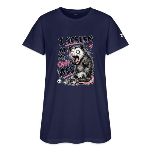 Funny Opossum Screaming Graphic Tee - Under Armour Women's Athletic 2.0 T-Shirt