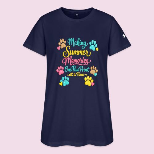 Making Summer Memories Faux Embroidery - Under Armour Women's Athletic 2.0 T-Shirt