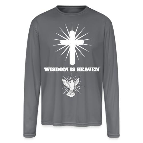 Wisdom is Heaven - Men's Moisture Wicking Performance Long Sleeve T-Shirt