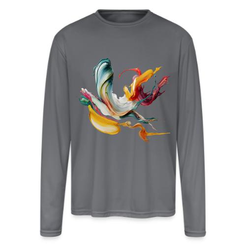 Abstract Chaos - Men's Moisture Wicking Performance Long Sleeve T-Shirt