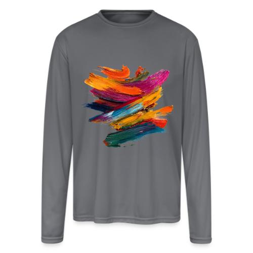 Harmony in Motion - Men's Moisture Wicking Performance Long Sleeve T-Shirt