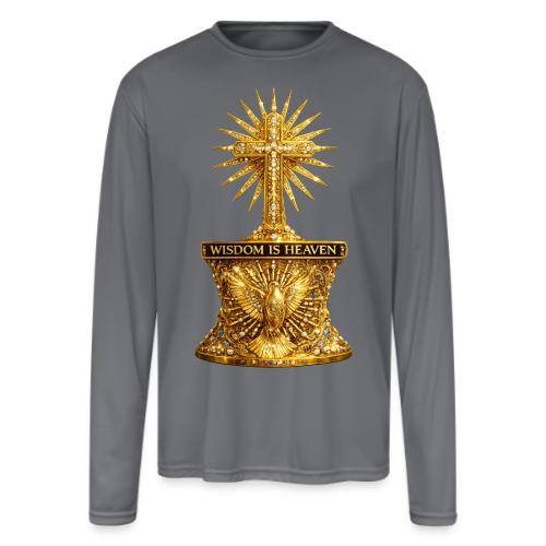 Wisdom is Heaven - Men's Moisture Wicking Performance Long Sleeve T-Shirt