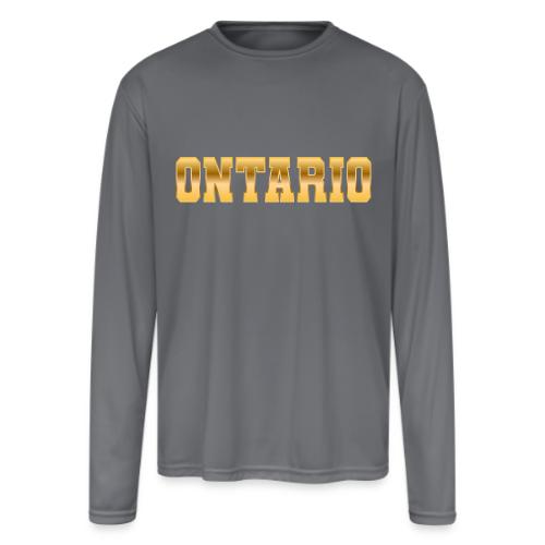 Ontario - Men's Moisture Wicking Performance Long Sleeve T-Shirt