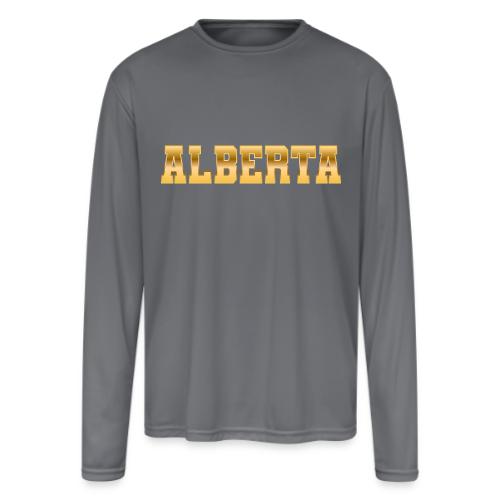 Alberta - Men's Moisture Wicking Performance Long Sleeve T-Shirt