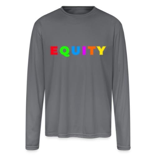 Colors of Equity - Men's Moisture Wicking Performance Long Sleeve T-Shirt