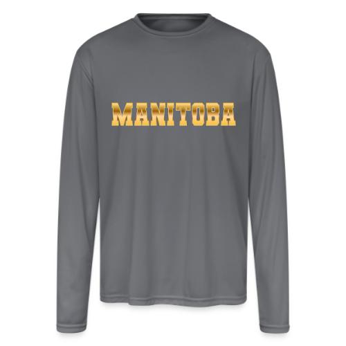 Manitoba - Men's Moisture Wicking Performance Long Sleeve T-Shirt