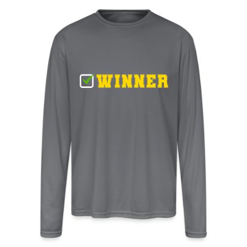 Crowned to Win - Men's Moisture Wicking Performance Long Sleeve T-Shirt