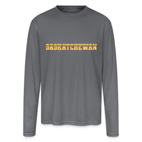 Saskatchewan - Men's Moisture Wicking Performance Long Sleeve T-Shirt