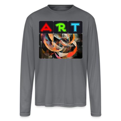 Fragments of Art - Men's Moisture Wicking Performance Long Sleeve T-Shirt