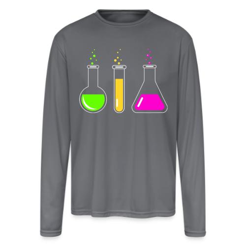 Colorful Chemistry - Men's Moisture Wicking Performance Long Sleeve T-Shirt