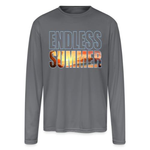 Golden Summer Vibes - Men's Moisture Wicking Performance Long Sleeve T-Shirt